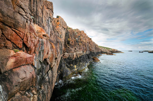 cliffs cosy corner beach coastal rugged rocky