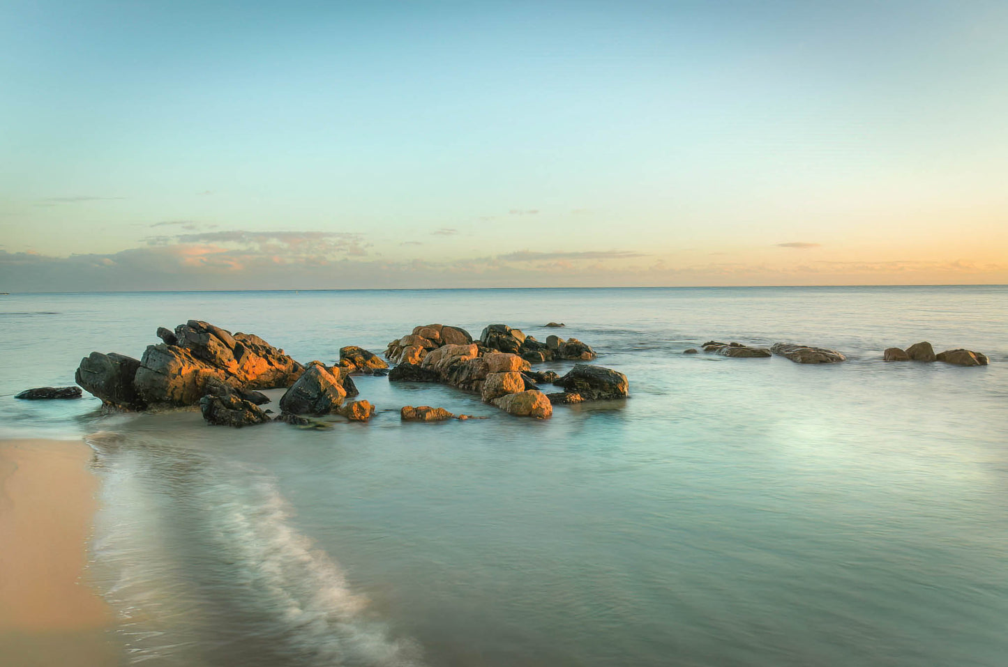 meelup morning sunrise dawn beach coastal southwest yallingup