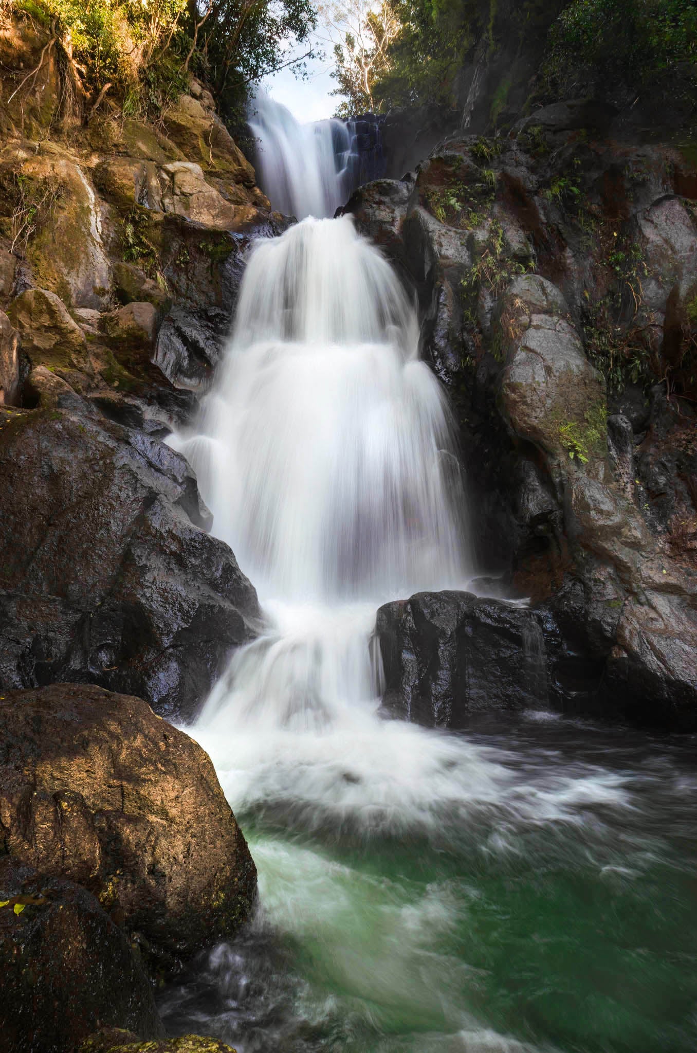 kaiate falls waterfall north island new zealand