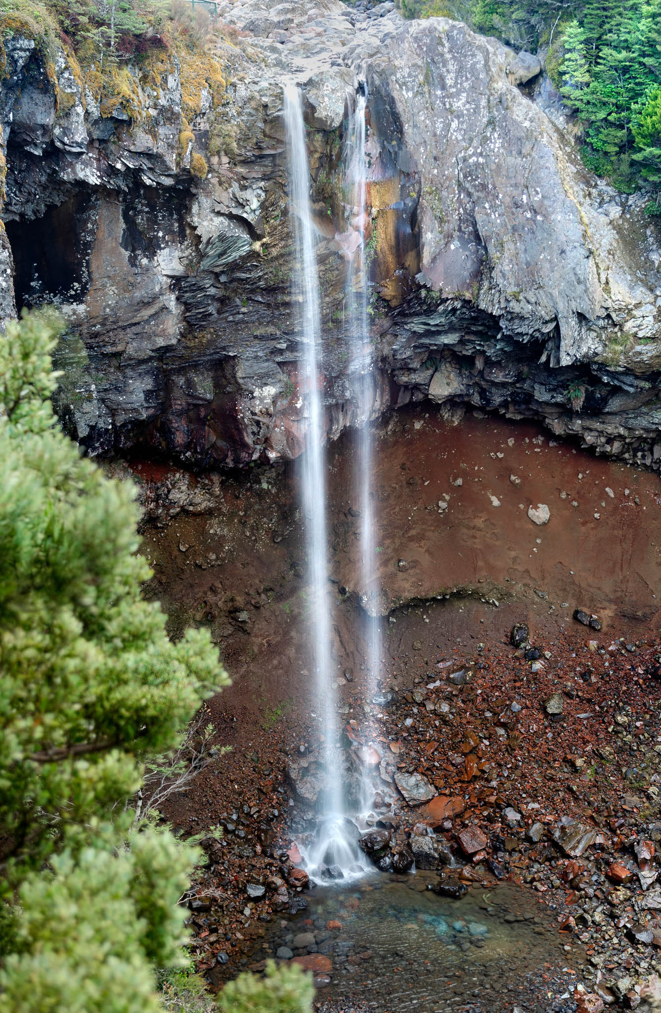 mangawhero falls north island new zealand