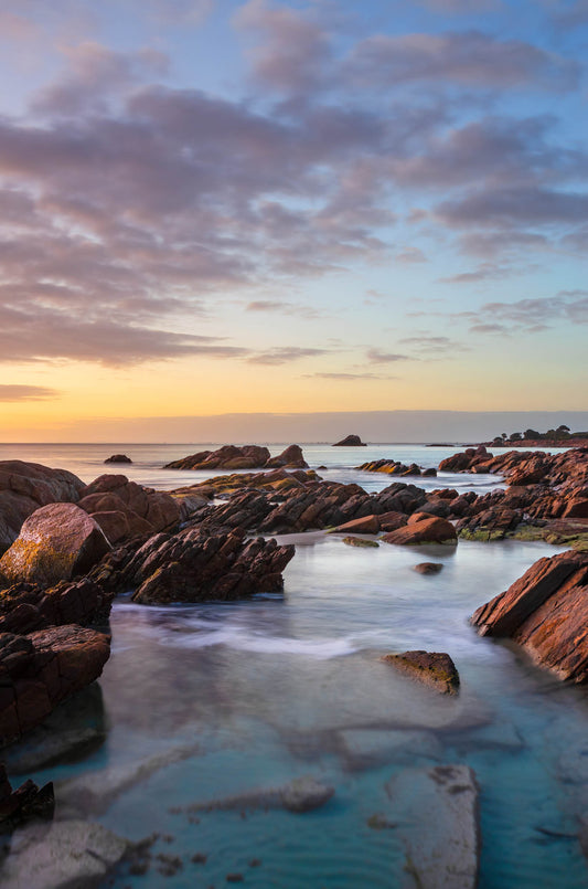 colour palette at point picquet near meelup beach