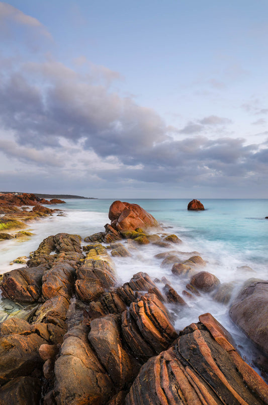 long exposure turquoise ocean point picquet