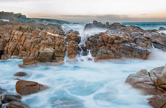 yallingup beach southwest coastal scenic seascape rocks