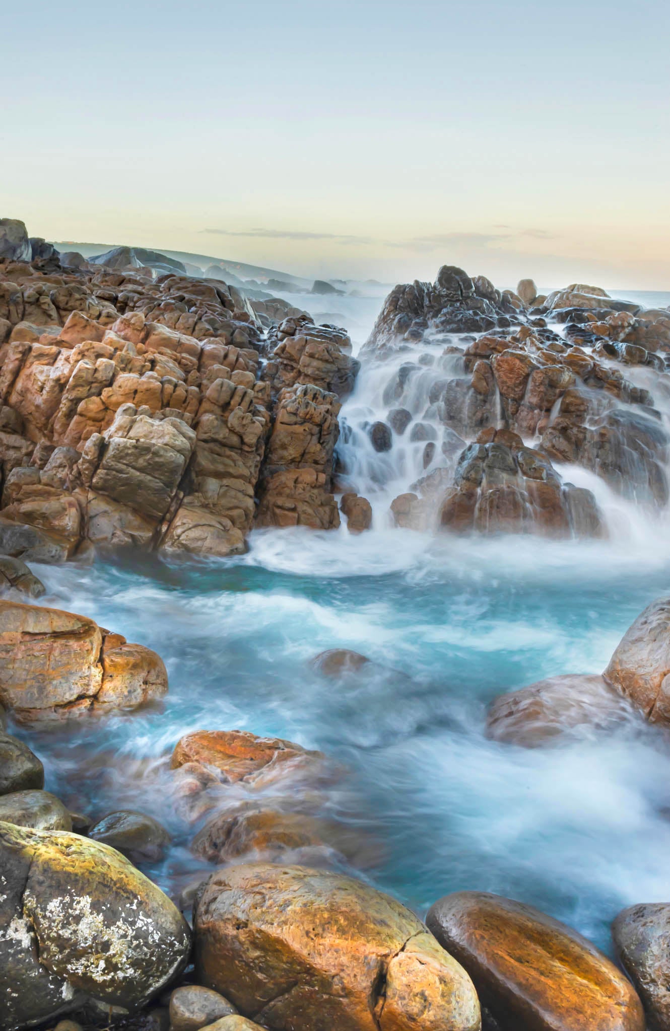 yallingup seascape beach southwest scenic rocks coastal