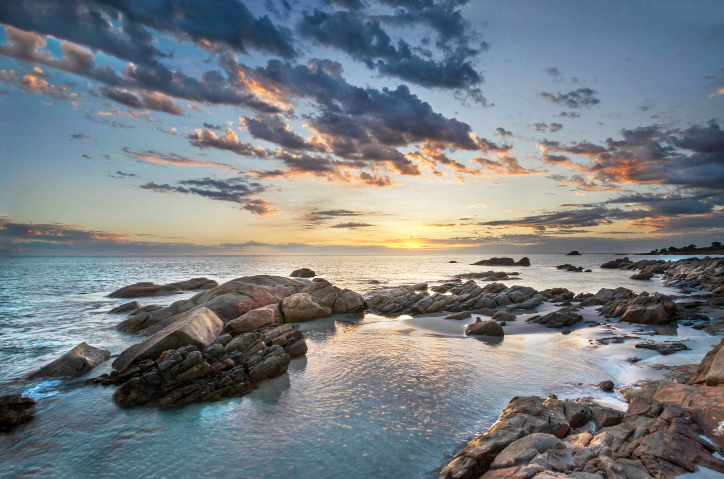 landscape photograph of sunrise at point picquet