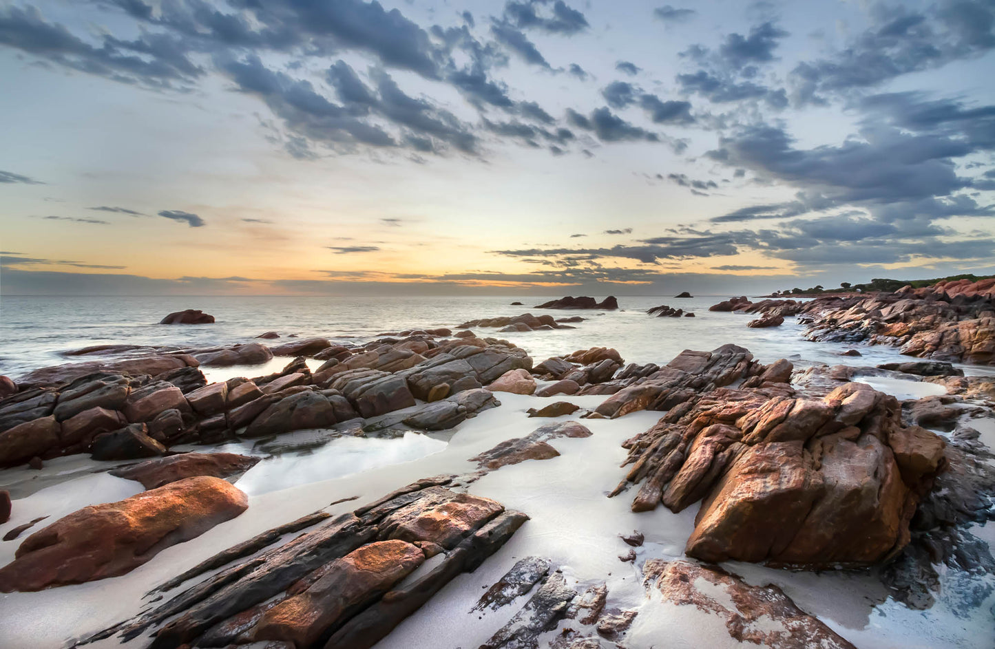 landscape photograph of sunrise at point picquet